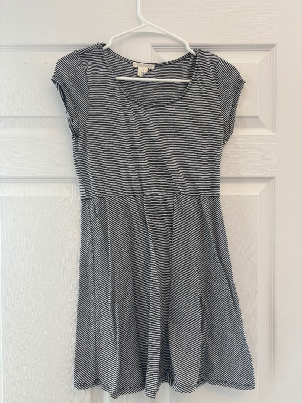 Striped mini dress